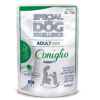 Зображення Вологий корм для собак Monge SPECIAL DOG EXCELLENCE Mini кролик 100 г (8009470060561)