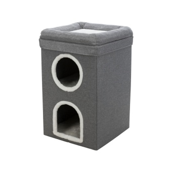 Изображение Дряпалка для котів Trixie Saul Башня 39х39х64 см сіра (4011905444338)