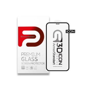 Изображение Защитное стекло ATG iPhone 13 / 13 Pro / 14 black