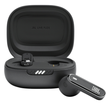 Зображення Навушники JBL LIVE FLEX Чорний (JBLLIVEFLEXBLK)