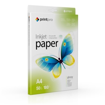 Изображение Бумага офисная PRINT PRO PrintPro глянц. 180г/м, A4 PG180-50