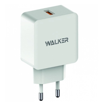 Зображення МЗП Walker WH-25 QC3.0 1USB / 2.4A white