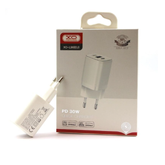 Зображення МЗП XO L96 PD 30W/1 USB 1 USB-C White