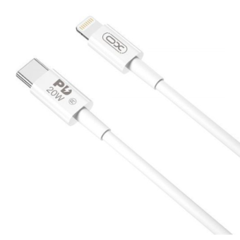 Зображення XO PD Type-C to Lightning NBQ189A 20W 1m White