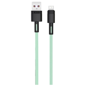 Зображення XO microUSB NBQ166 5A/1m Green