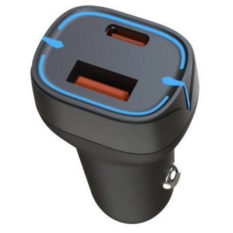 Изображение АЗУ XO CC37 1 USB QC 3.0   Type-C PD (20W) Black