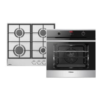 Зображення Комплект Hansa Духова шафа   варильна поверхня газова Hansa FCGI69329