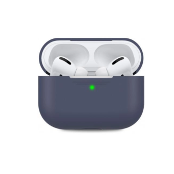 Зображення Чохол для навушників MakeFuture Apple AirPods Pro Silicone Blue (MCL-AAPBL)
