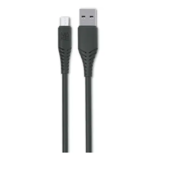 Зображення MAKE USB to MicroUSB 2.4A 1м PVC Black (MCB-MP1BK)