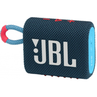 Зображення Портативна колонка JBL GO 3 Blue Coral (JBLGO3BLUP)