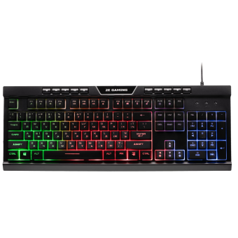 Зображення Клавіатура 2E GAMING KG300 LED USB Black UKR