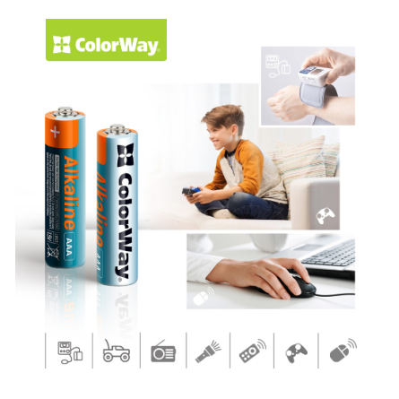 Батарейки Colorway CW-BALR03-2BL фото №3