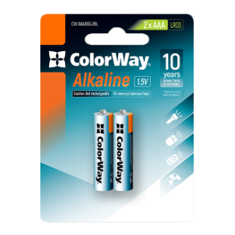 Зображення Батарейки Colorway CW-BALR03-2BL