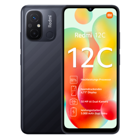 Смартфон Xiaomi Redmi 12C 3/64GB Graphite Gray (Global Version