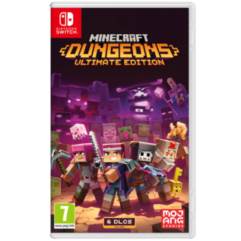 Зображення Диск GamesSoftware Switch Minecraft Dungeons Ultimate Edition, картридж
