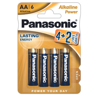 Зображення Батарейки Panasonic LR6REB/6B2F (блістер)