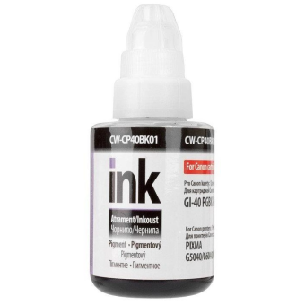 Изображение Чернила для принтера Colorway Canon GI-40 PIXMA GM2040/G5040/G604 135мл (Pigment) Black
