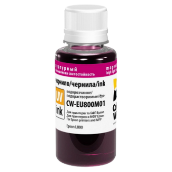 Зображення Чорнила для принтера Colorway Epson UV L800 100мл Magenta EU800M