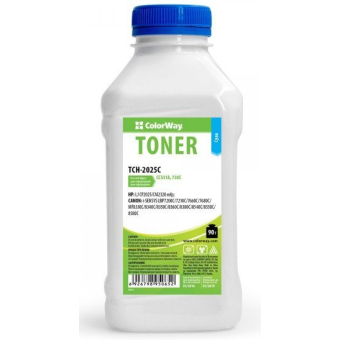 Зображення Тонер Colorway HP CLJ CP2025/2020/CM2320 Cyan 90g/bottle