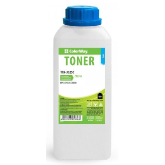 Зображення Тонер Colorway HP CLJ CP3525 Cyan 180g/bottle
