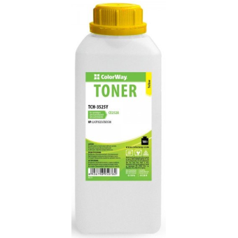 Зображення Тонер Colorway HP CLJ CP3525 Yellow 180g/bottle