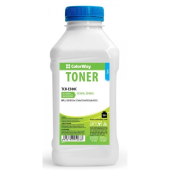 Зображення Тонер Colorway HP CLJ E 500 CLJM551 Cyan 150g/bottle