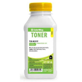 Зображення Тонер Colorway HP CLJ Pro 200 M251/MFP276 Yellow 55g/bottle