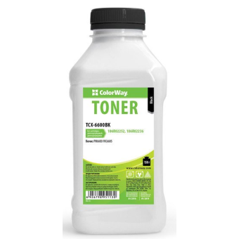 Зображення Тонер Colorway Тонер ColorWay Xerox Phaser 6600/WC6605 Black (150 g/bottle)