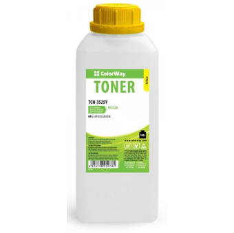 Зображення Тонер Colorway Тонер CW HP CLJ CP3525 Yellow 180g/bottle   Чип (7k DELCOPI)