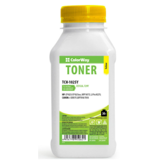 Зображення Тонер Colorway HP CLJ CP1025/Pro100/M175 Yellow 30g/bottle