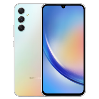 Изображение Смартфон Samsung SM-M346B (Galaxy M34 5G 6/128GB) Prism Silver