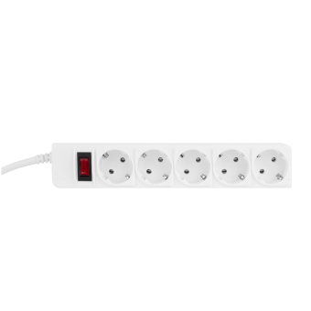 Зображення Мережевий фільтр Prologix PRS-P5CU-30W 5 розеток, 3 м