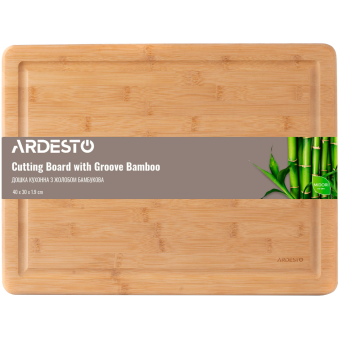 Зображення Дошка кухонна Ardesto Midori 40x30x1.9 см (AR1440BG)