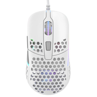 Изображение Компьютерная мыш Xtrfy M42, USB-A, RGB (XG-M42-RGB-WHITE)