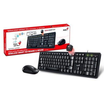 Зображення Клавіатура Genius Smart KM-8200 WL Black Ukr