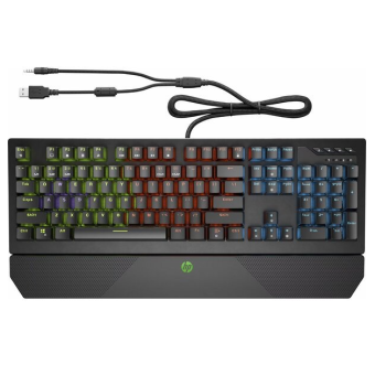 Зображення Клавіатура HP Pavilion Gaming 800 LED 108key Red Switch USB RU (5JS06AA)