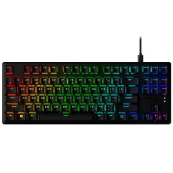 Зображення Клавіатура HyperX Alloy Origins Core PBT Red USB RGB ENG/UA (639N7AA)