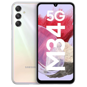 Зображення Смартфон Samsung SM-M346B (Galaxy M34 5G 8/128GB) Prism Silver