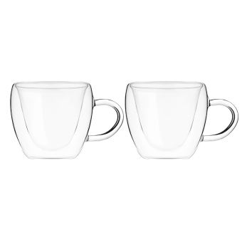 Зображення Набір чашок Ardesto з подвійними стінками 300 мл 2 шт. (AR2630GHL)