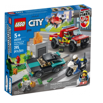 Изображение Конструктор Lego City Пожежна рятувальна служба і поліцейське переслідування