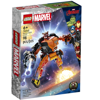 Зображення Конструктор Lego Super Heroes Робоброня Єнота Ракети