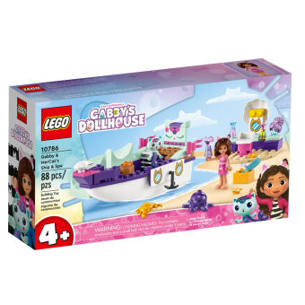 Зображення Конструктор Lego Gabby's Dollhouse Корабель і спа Ґаббі й Нявки