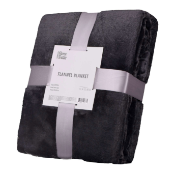 Изображение Плед Ardesto Flannel темно-сірий, 160х200 см (ART0210SB)