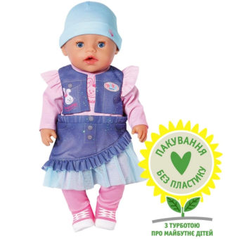 Зображення Лялька Zapf Пупс  Baby Born - Джинсовий стиль крихітки (836385)