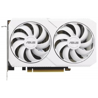 Зображення Відеокарта Asus GeForce RTX 3060 8GB GDDR6 DUAL OC білий DUAL-RTX3060-O8G-WHITE