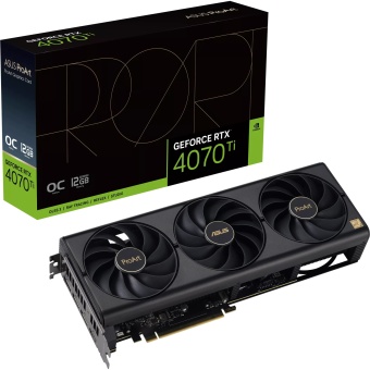 Зображення Відеокарта Asus GeForce RTX 4070 Ti 12GB GDDR6X GAMING OC PROART-RTX4070TI-O12G