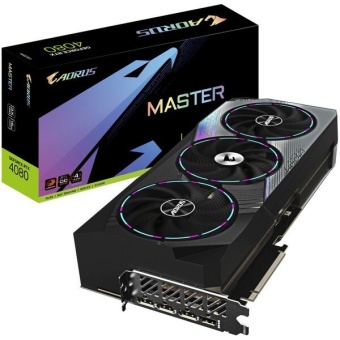 Зображення Відеокарта GigaByte GeForce RTX 4080 16GB GDDR6X AORUS M