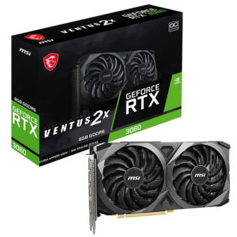 Зображення Відеокарта MSI GeForce RTX 3060 8GB GDDR6 VENTUS 2X OC