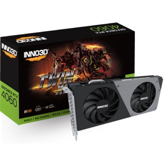 Зображення Відеокарта INNO3D GeForce RTX 4060 8GB GDDR6 TWIN X2