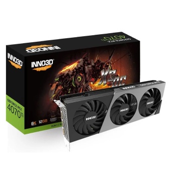 Зображення Відеокарта INNO3D GeForce RTX 4070 Ti 12Gb GDDR6X X3 OC